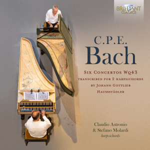 C.P.E Bach: Six Concertos Wq43 Transcribed for 2 Harpsichords